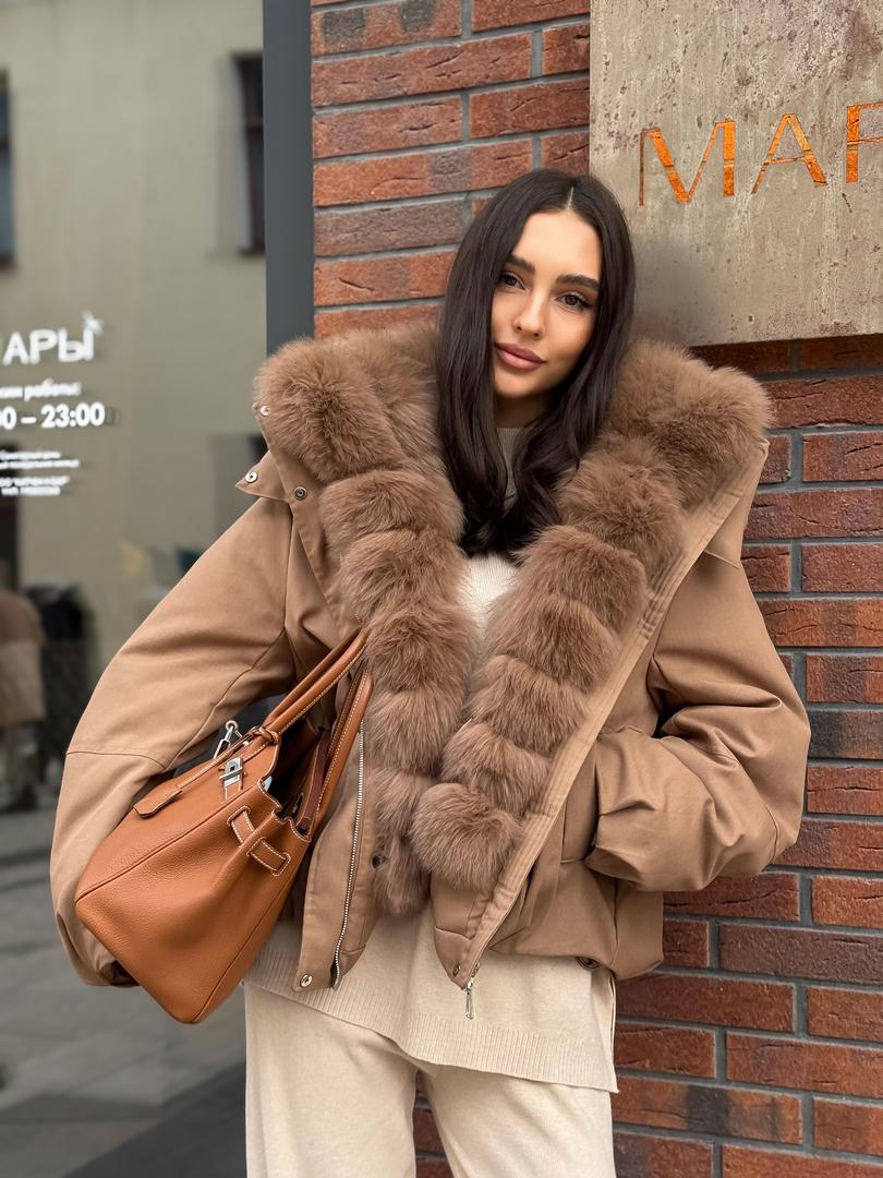 img_8654 Парка с капюшоном (натуральный мех и пух) — изображение 1